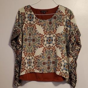 Print Boho blouse